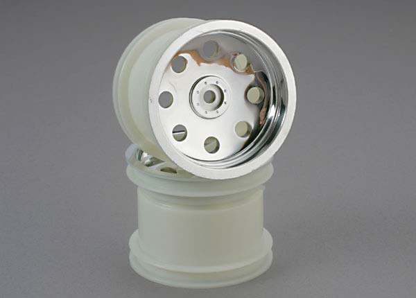 Traxxas 2.2" Chrome Rear Wheels (2) TRA3672