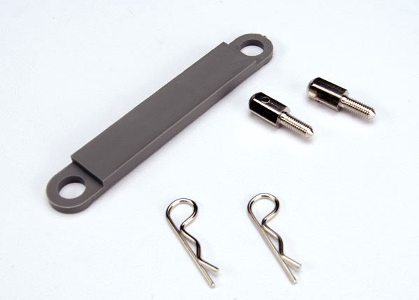Traxxas Gray Battery Hold-down Plate w/ Hardware TRA3727A