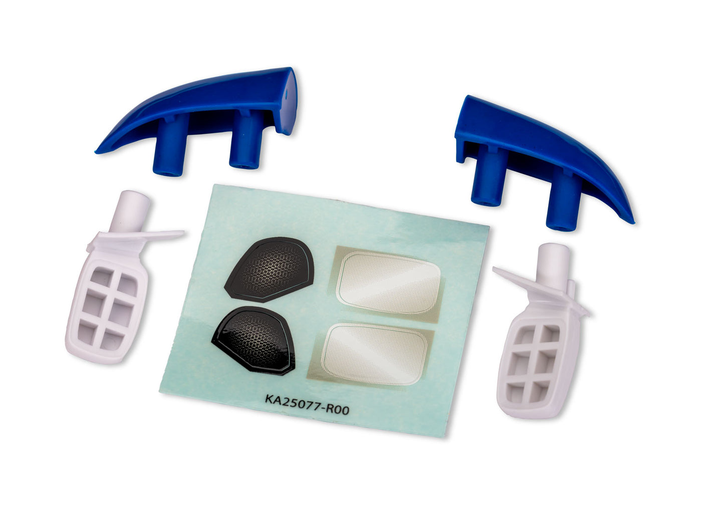 Traxxas White Side Mirrors & Roof Intakes TRA10818-BLUWHT