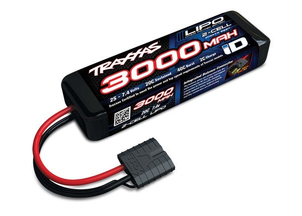 Traxxas 3000mAh 7.4 Volt 2-cell Lipo Battery TRA2827X