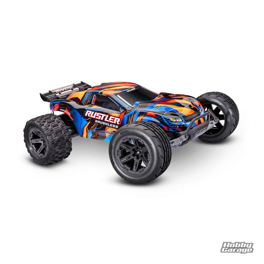 Traxxas Rustler 2WD Brushless TRA37454-4-ORNG