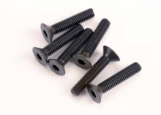 Traxxas Countersunk Machine Screws 3x15mm (6) TRA2553