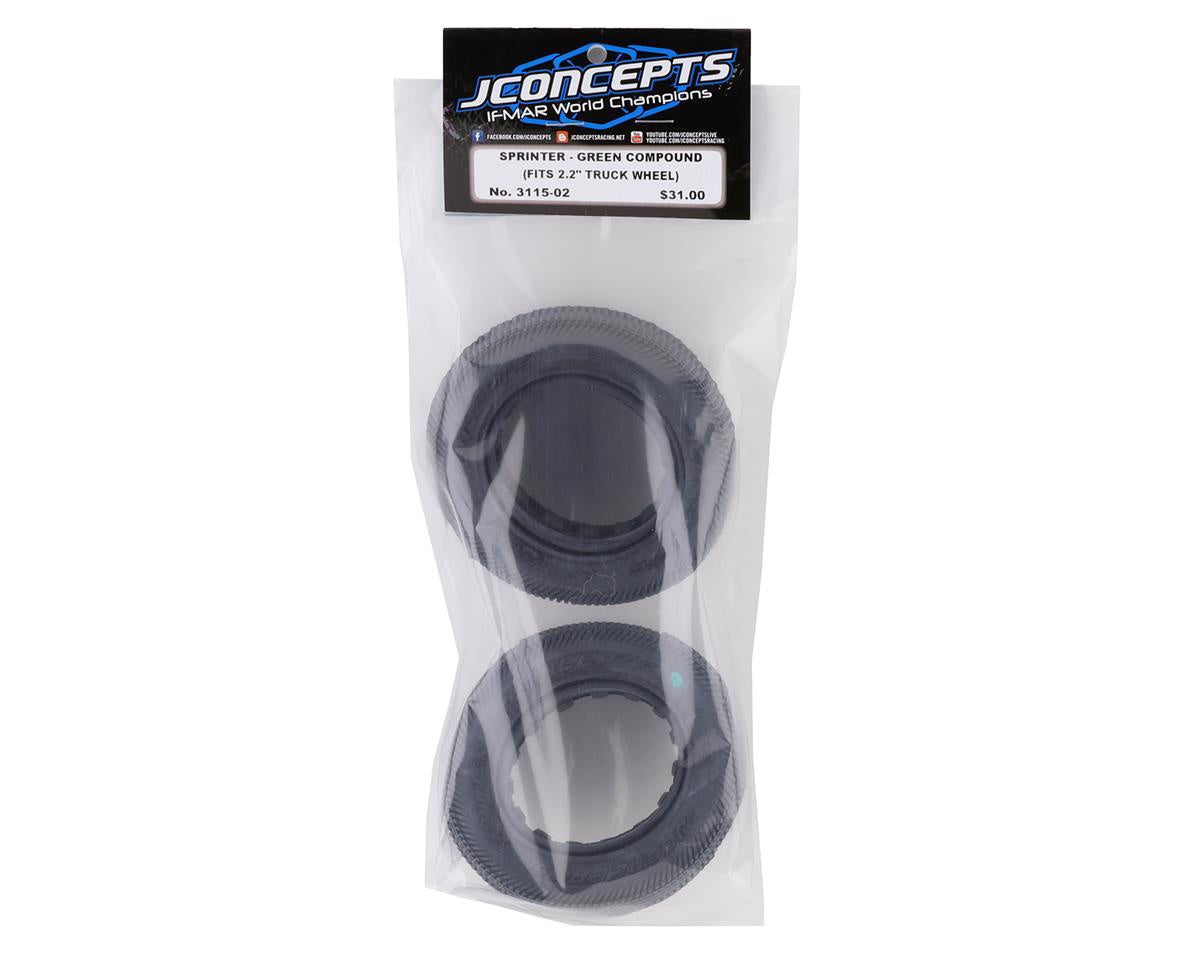 JConcepts Sprinter 2.2" Truck Tires (2) (Green) JCO3115-02