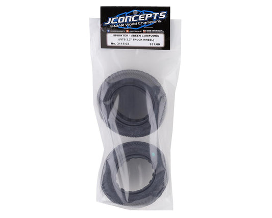 JConcepts Sprinter 2.2" Truck Tires (2) (Green) JCO3115-02