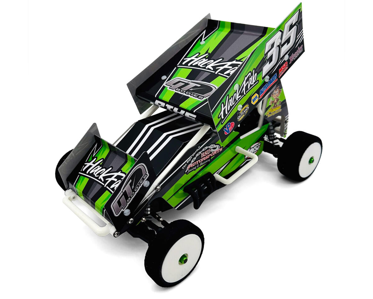 Hackfab Losi Mini-b Bolt-on Sprint Car Lexan Body Kit (Clear) HFB02045