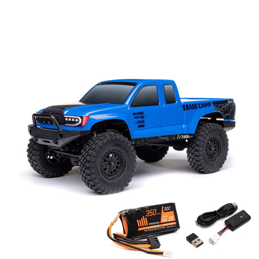 Axial 1/24 SCX24 Base Camp 4x4 RTR Rock Crawler (Battery & Charger Included), AXI-1219T2