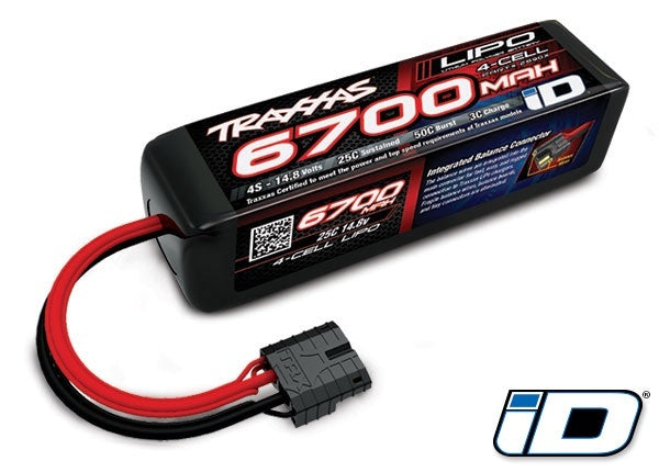 Traxxas 6700mAh 14.8 Volt 4-cell Lipo Battery TRA2890X