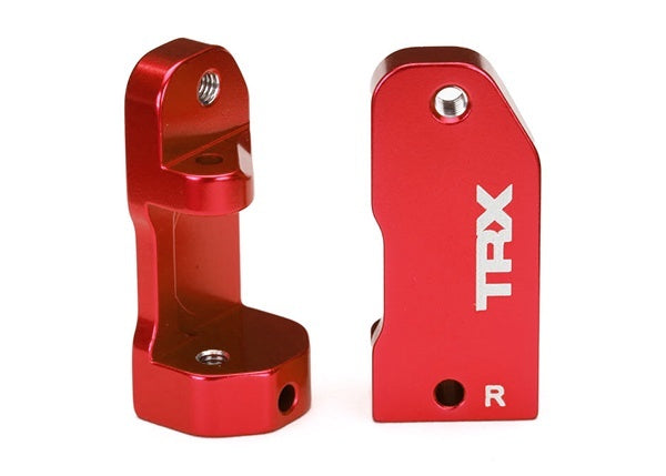Traxxas Red Aluminum Caster Blocks (L&R) TRA3632X