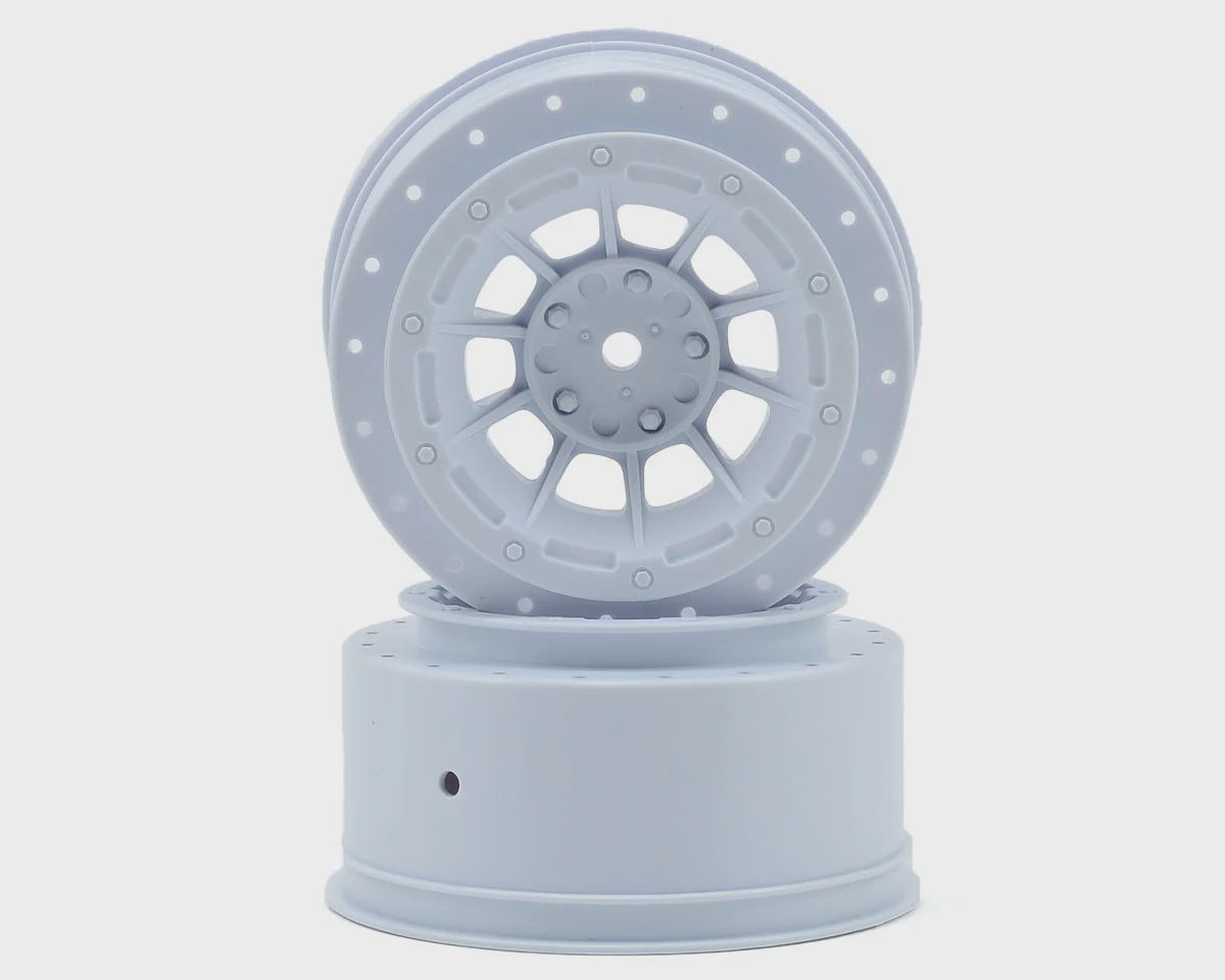 JConcepts 12mm Hex Hazard Short Course Wheels (White) (2) (Slash) JCO3351W