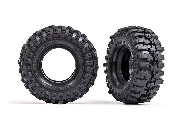Traxxas 1.0" X 2.2" Mickey Thompson Baja Pro X Tires (2) TRA9782