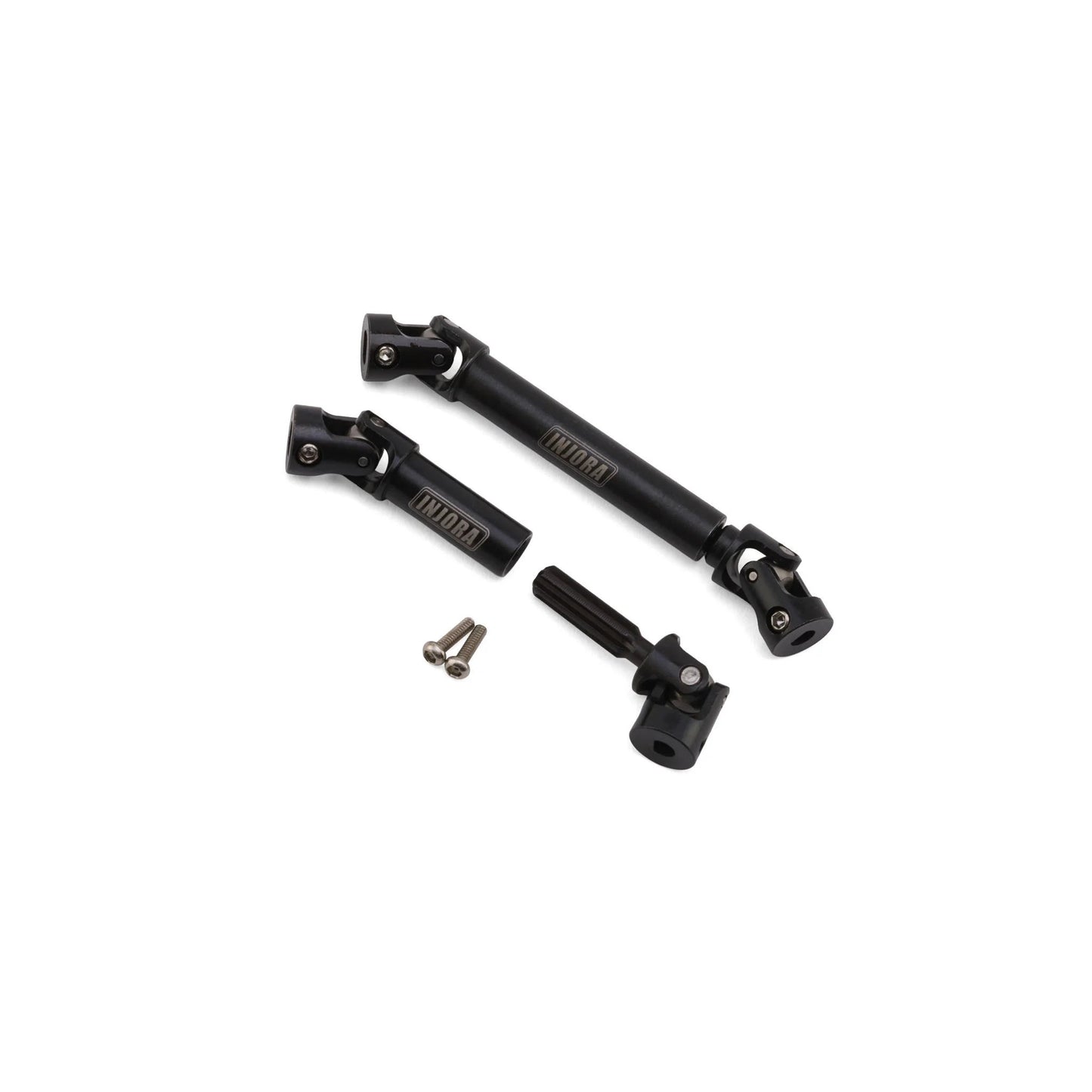 Injora Hardened Steel Drive Shafts for Traxxas TRX4M High Trail (HT K10/F150) INJ4M-84BK