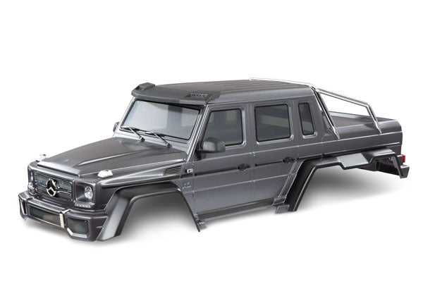 Traxxas TRX-4 Mercedes-benz G 63 Amg 6x6 Silver Clipless Body TRA9129-SLVR