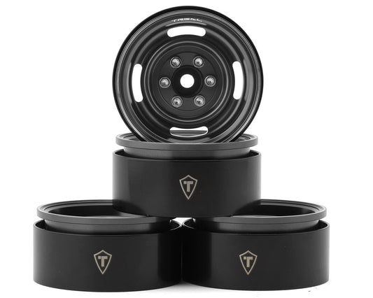 Treal Hobby Type P 1.9" Heavy Duty Vintage Style Wheels (Grey) (4) TLHTWHEEL-164