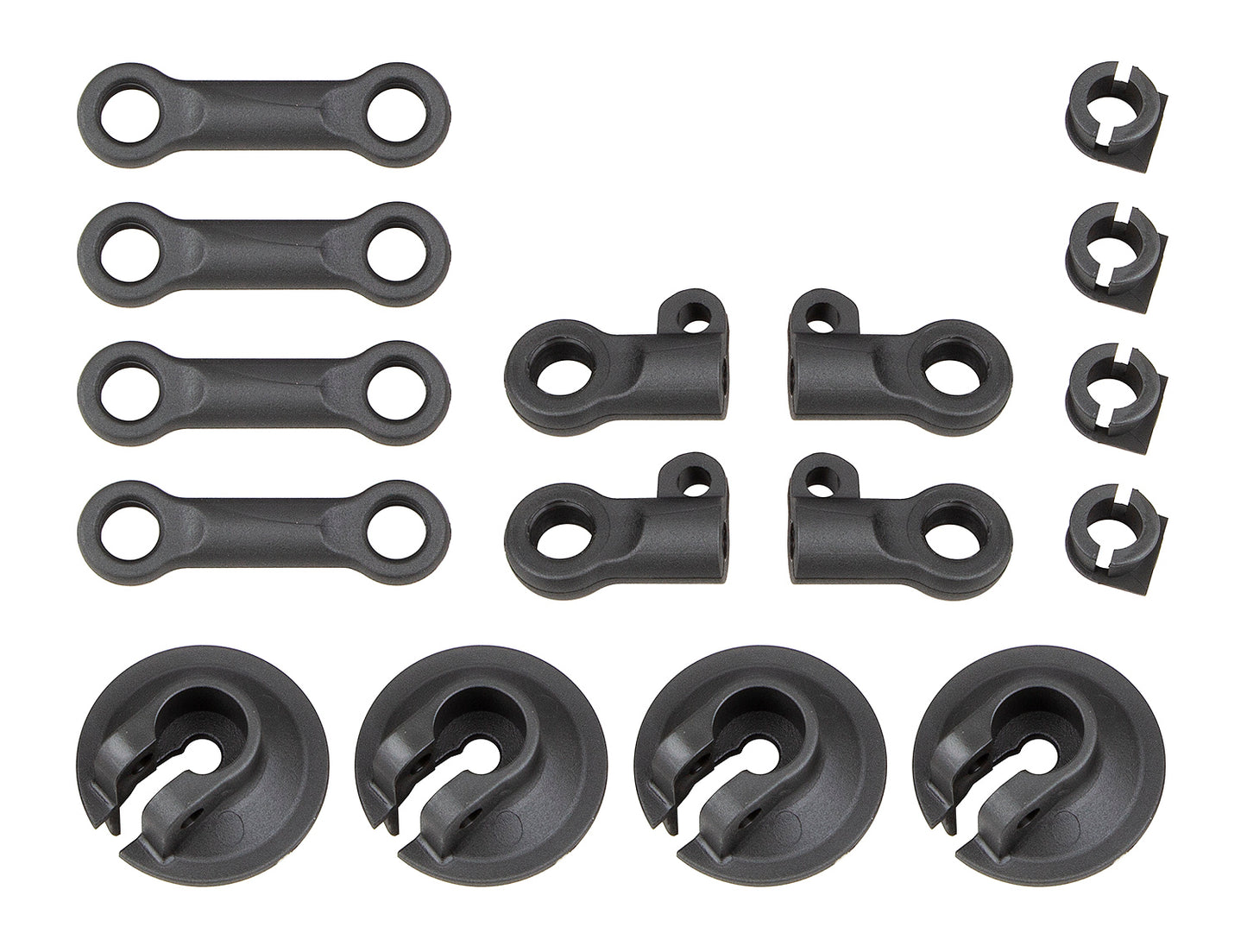 Team Associated RC8B4 Spring Cups & Shock Rod Ends ASC81512