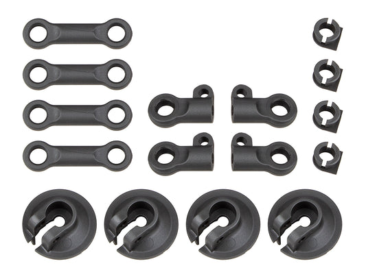 Team Associated RC8B4 Spring Cups & Shock Rod Ends ASC81512