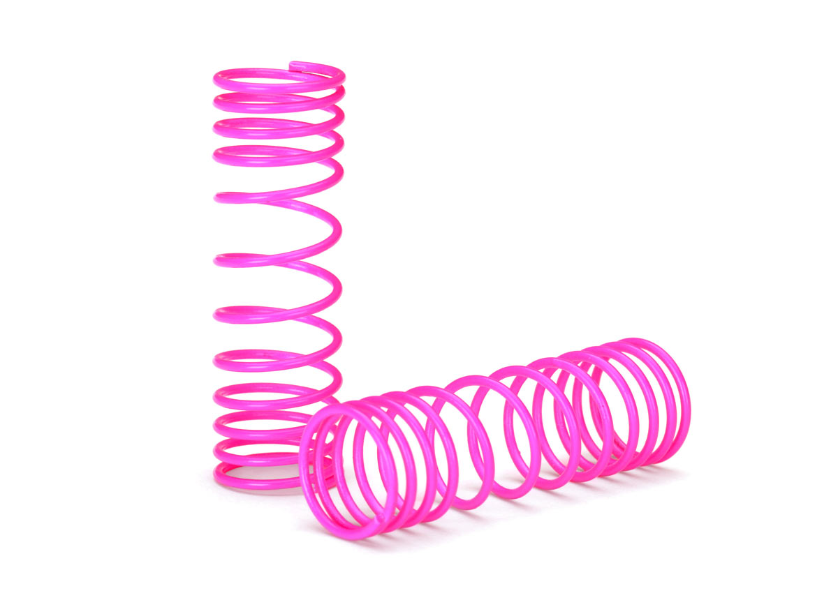 Traxxas Pink Long Progressive Springs (2) TRA5857P
