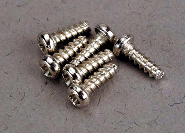 Traxxas Round-head Self-tapping Screws 2x6mm (6) TRA2674