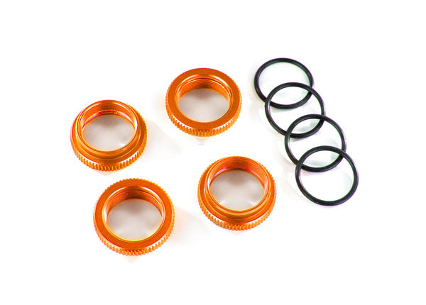 Traxxas Orange Aluminum Gt-maxx Spring Retainers (4) TRA8968A
