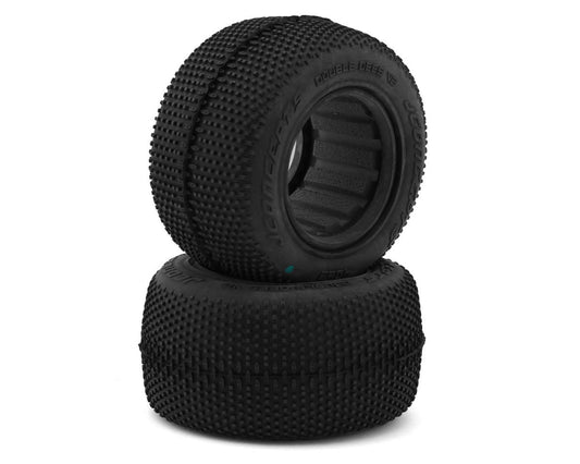 JConcepts Double Dee's V2 2.2" 1/10 Stadium Truck Tires (2) (Green) JCO4063-02