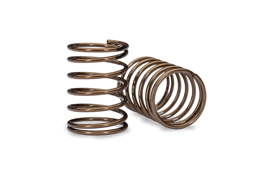 Traxxas Short Ultra Shock Springs (1.28-rate Black Stripe) (2) TRA10868