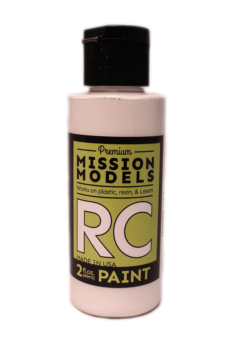 Mission Models Water-based RC Paint, 2oz Bottle, White MMRC-001