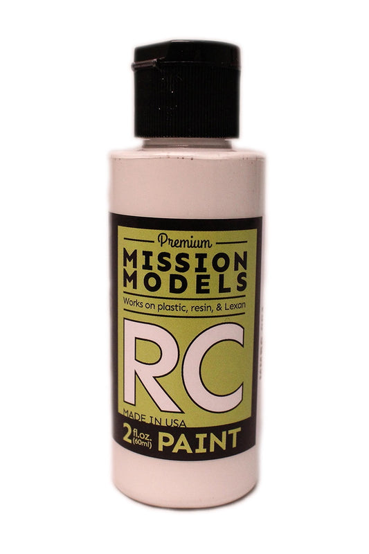 Mission Models Water-based RC Paint, 2oz Bottle, White MMRC-001