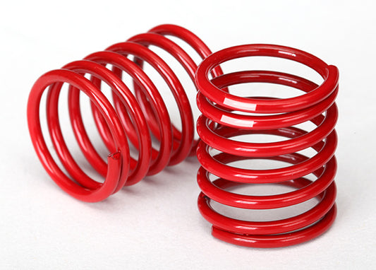 Traxxas Short Red Ultra Shock Springs (2) (2.8-rate) TRA8366