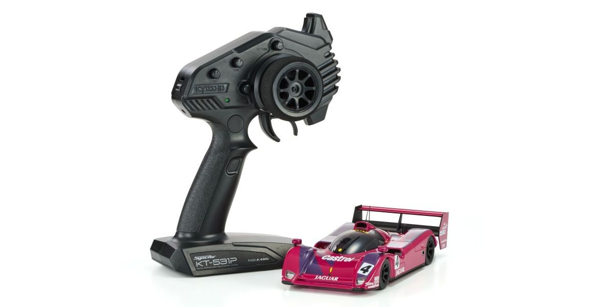 Kyosho Mini-Z RWD MR-04 Ready Set Jaguar XJR-14 No.4 LM 1991 Electric Radio Control 32369LE