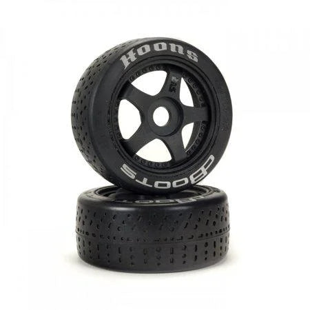 ARRMA Dboots Hoons 42/100 2.9 Pre-Mounted Belted Tires, Silver, 17mm Hex, 5-Spoke (2) ARA550070