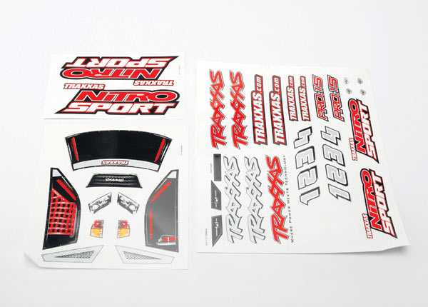 Traxxas Nitro Sport Decal Sheets TRA4513R