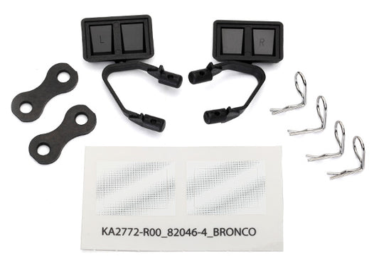 Traxxas Black Side Mirrors (L&R) w/ Hardware TRA8073