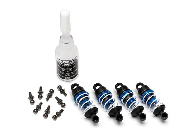 Traxxas Blue Aluminum Shock Set w/ Springs & Ball Mounts TRA7560X