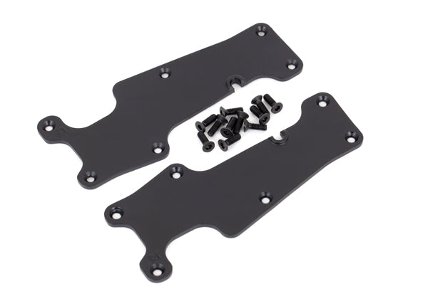 Traxxas Black Front Suspension Arm Covers (2) TRA9633