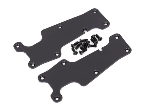 Traxxas Black Front Suspension Arm Covers (2) TRA9633