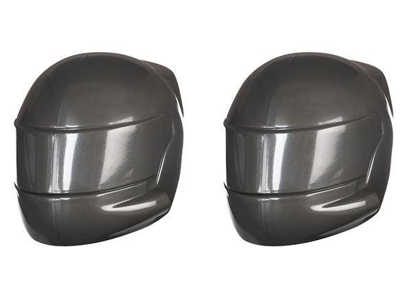 Traxxas Gray Driver Helmets (2) TRA8518