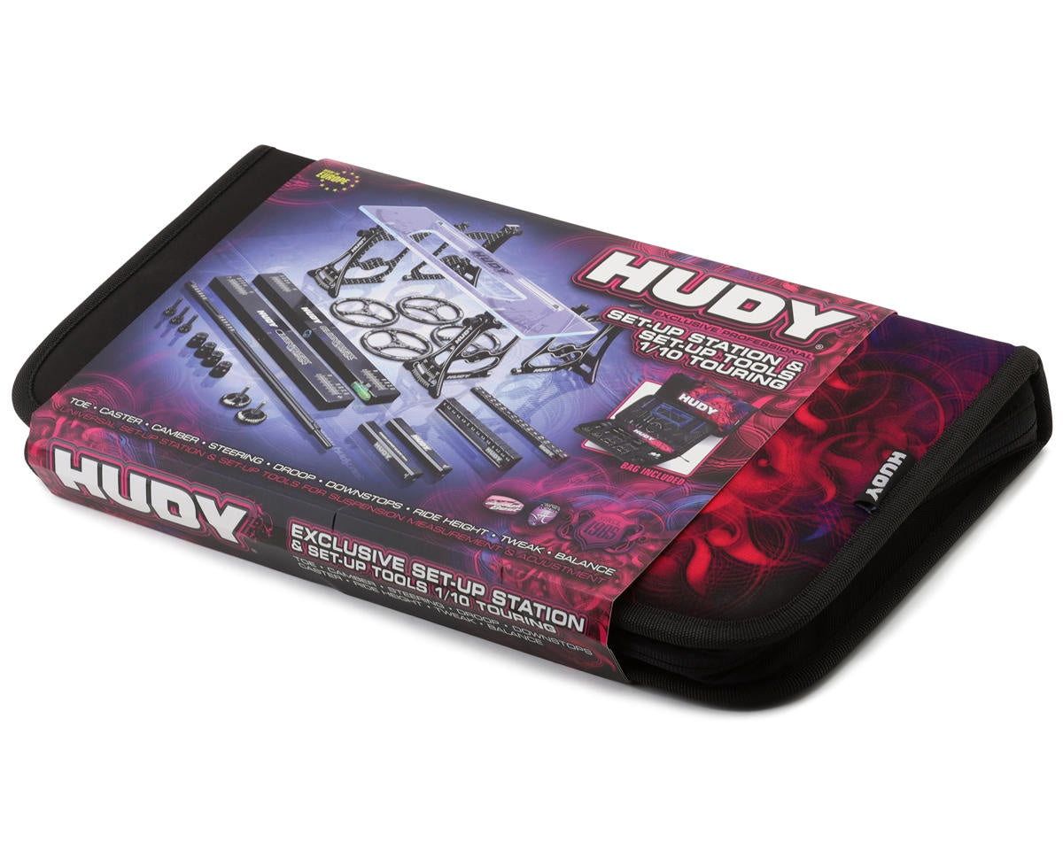 Hudy 1/10 On-road Touring Car Set-up Station & Set-up Tools W/carrying Bag HUD109351