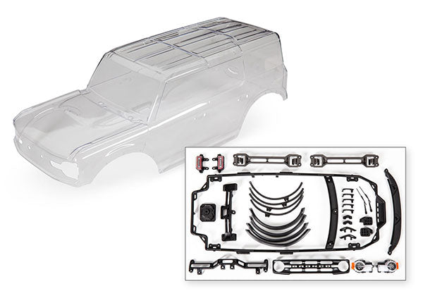 Traxxas TRX-4 Ford Bronco Clear Body Kit TRA9211