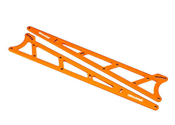 Traxxas Orange Aluminum Wheelie Bar Side Plates (2) TRA9462A