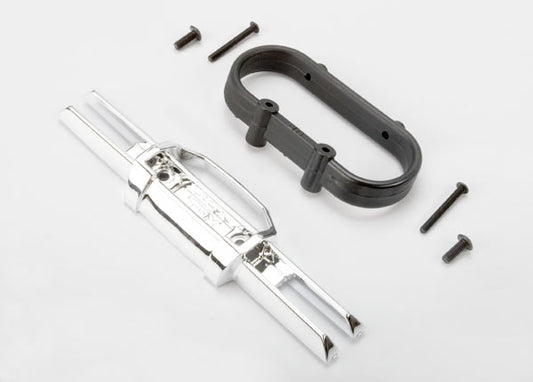 Traxxas Chrome Rear Bumper w/ Mount & Screws TRA5336A