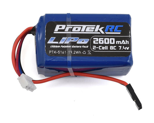 ProTek Lipo Hump/short Receiver Battery Pack (Kyosho/tekno) (7.4v/2600mah) PTK-5161