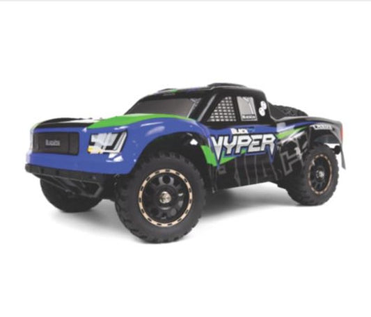 BlackZon Vyper SC 1/16 4WD Electric - Blue/green BZN540274