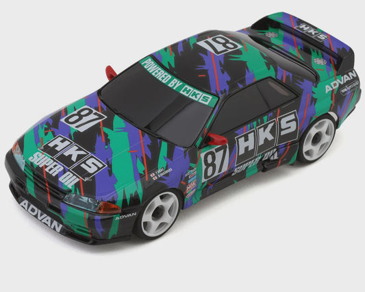 Kyosho Mini-Z MA-020-N Hks Nissan Skyline Gt-r R32 Pre-painted Body KYOMZP482HK