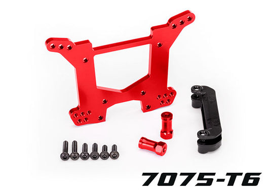 Traxxas Rear Red Aluminum Shock Tower & Hardware TRA6738R