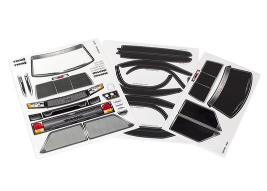 Traxxas TRX-4 Sport Decal Sheet TRA8113