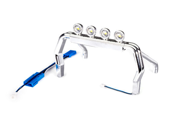 Traxxas TRX-4MT Lighted Chrome Roll Bar TRA9862X