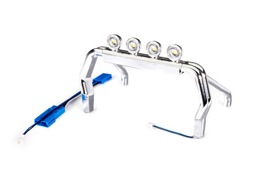 Traxxas TRX-4MT Lighted Chrome Roll Bar TRA9862X