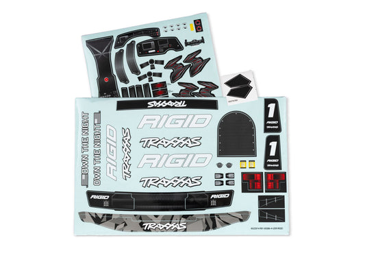 Traxxas Unlimited Desert Racer Rigid Decal Sheets TRA8562