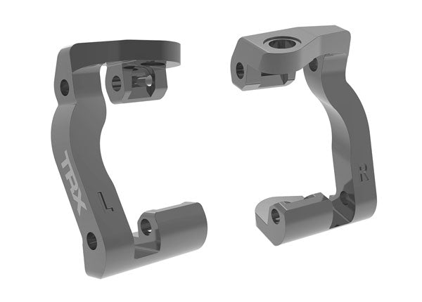 Traxxas Gray Aluminum Caster Blocks (L&R) TRA10733-GRAY