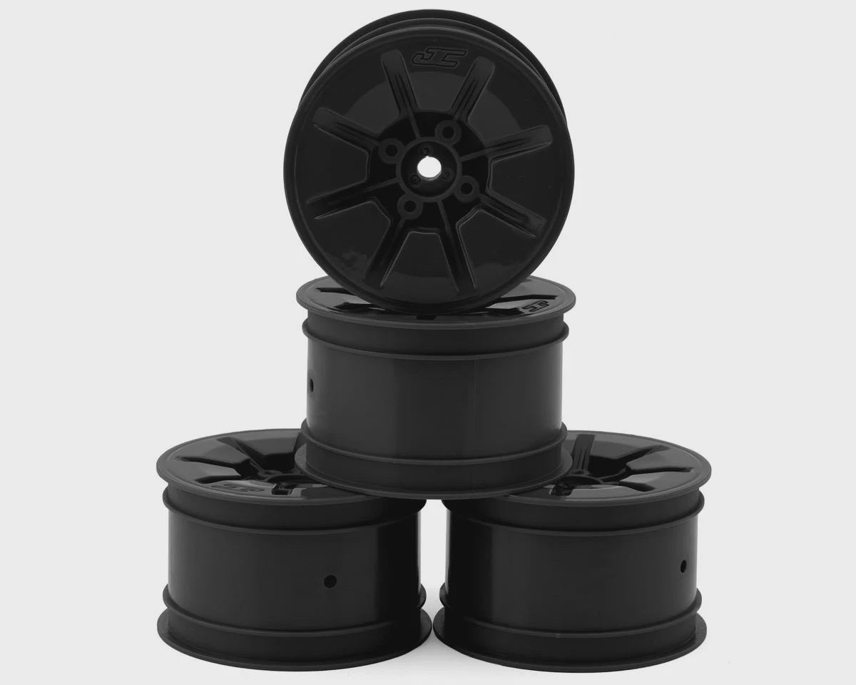 JConcepts Pioneer 2.2 Rear Buggy Wheels (Black) (4) JCO3466B