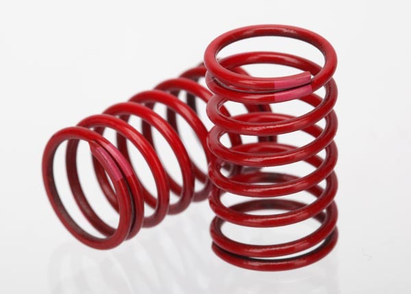 Traxxas 1/16 GTR Springs (2.77-rate Pink Stripe) (2) TRA7244